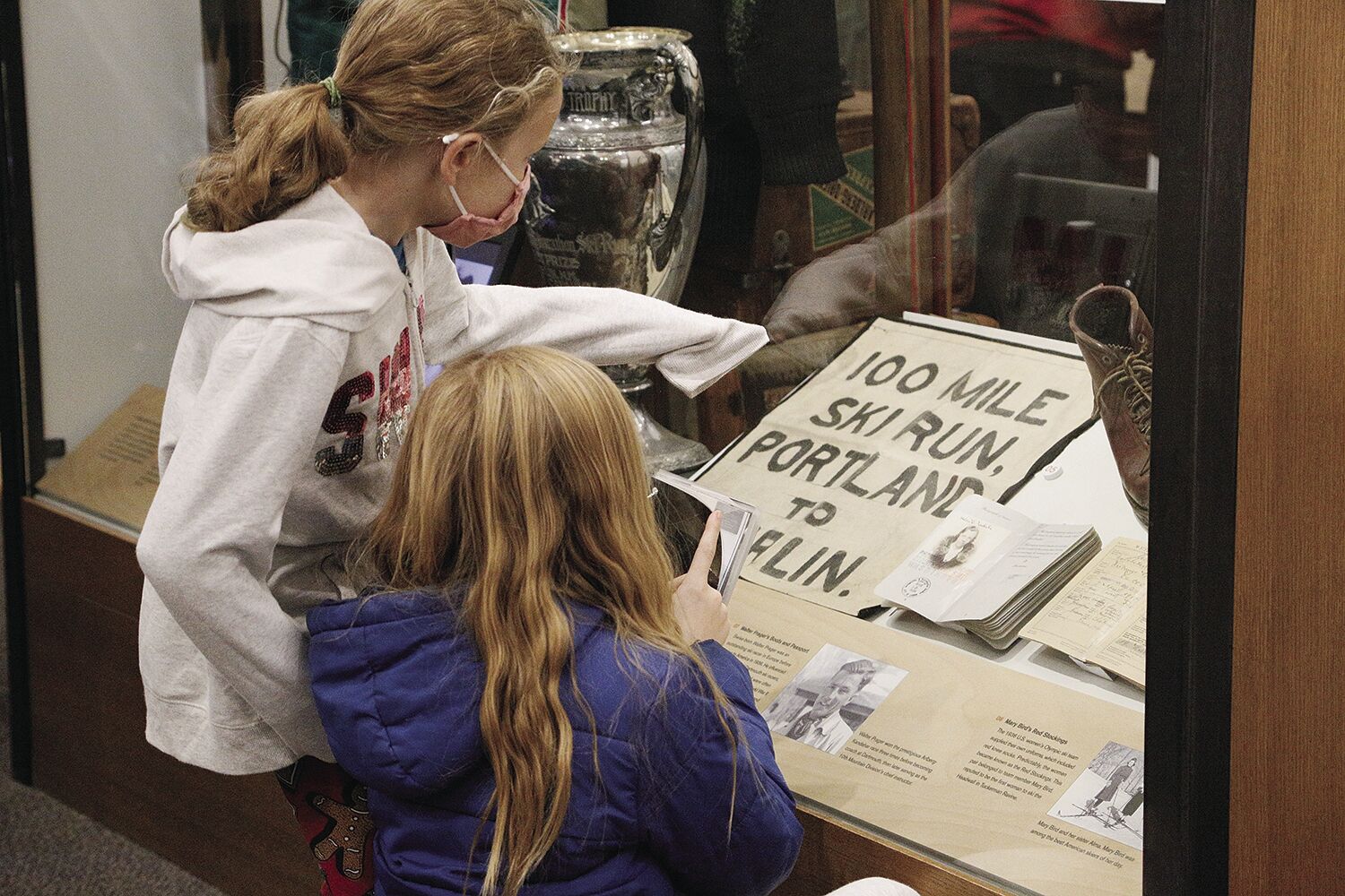 Ski history projects showcased at open house